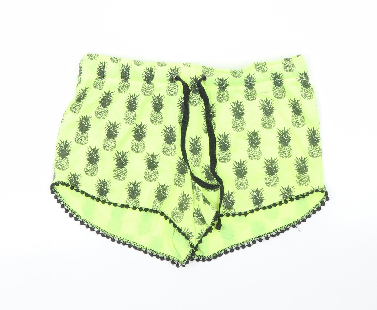 Primark Womens Green   Cut-Off Shorts Size 6