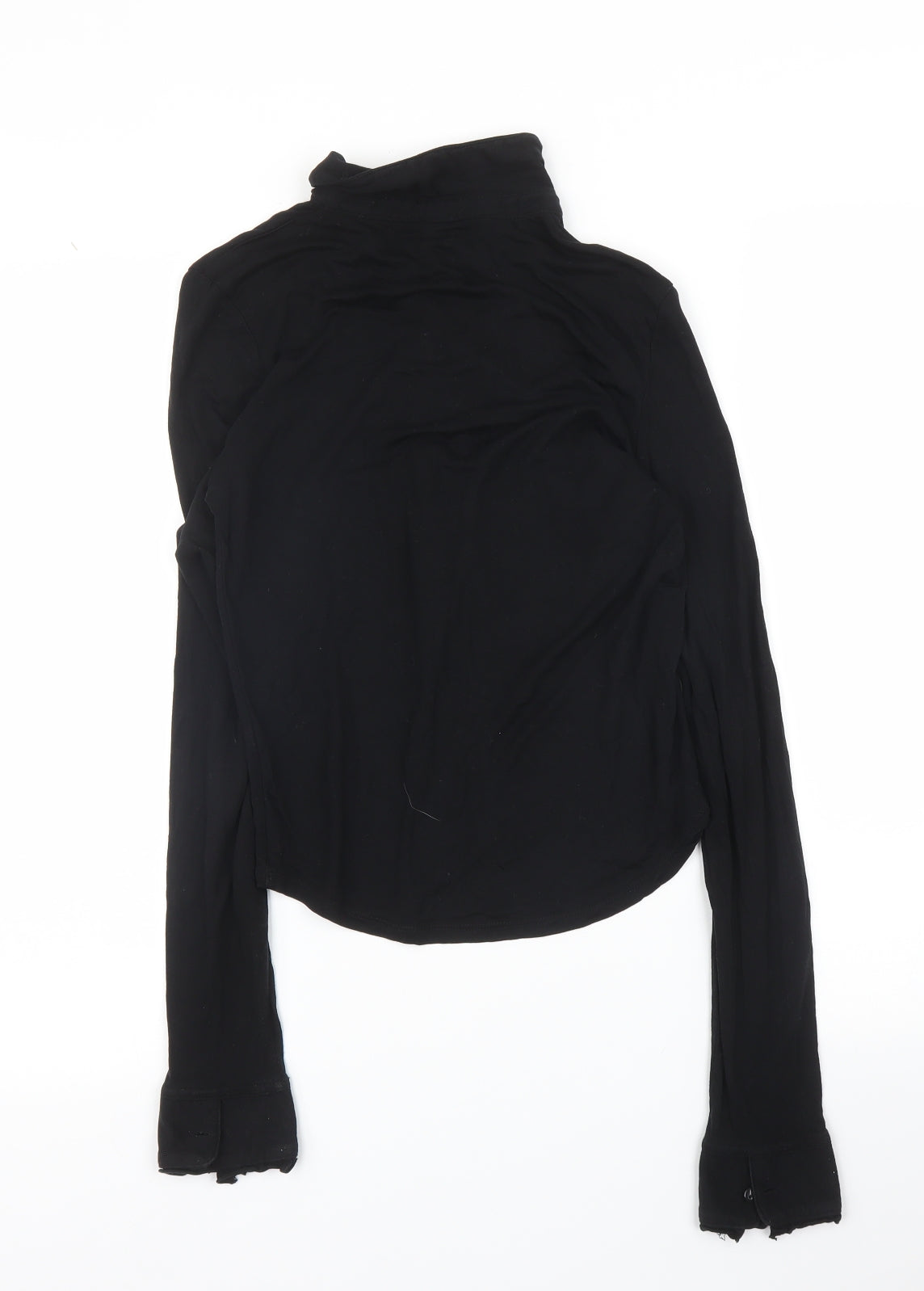Womens UK Size XS Gap Black Basic T-Shirt