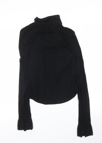 Womens UK Size XS Gap Black Basic T-Shirt