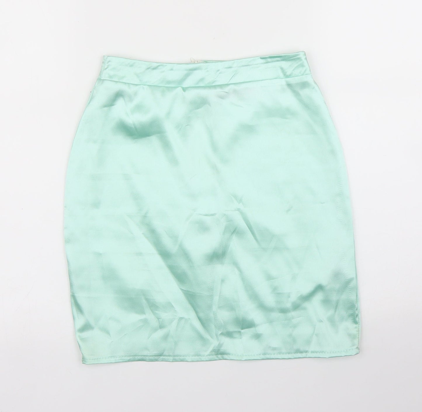 PRETTYLITTLETHING Womens Green   A-Line Skirt Size 4