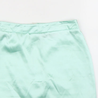 PRETTYLITTLETHING Womens Green   A-Line Skirt Size 4