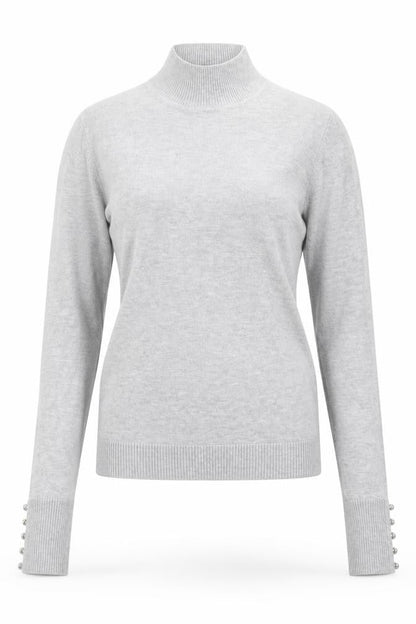 Womens UK Size 10 Topshop Grey Pullover Jumper