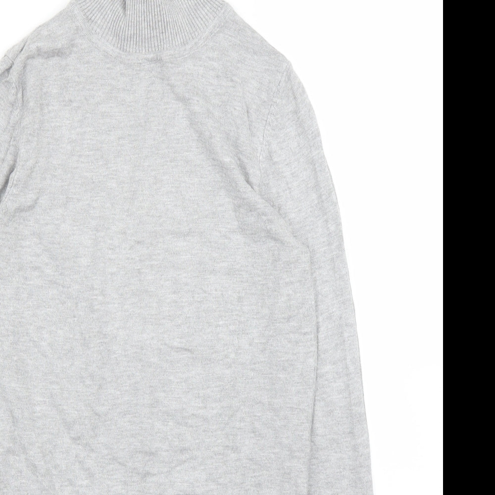 Womens UK Size 10 Topshop Grey Pullover Jumper