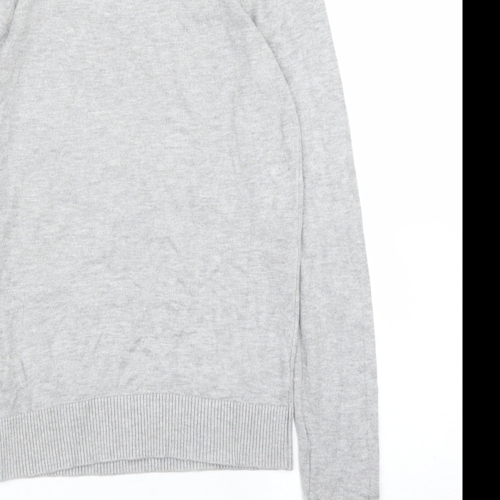 Womens UK Size 10 Topshop Grey Pullover Jumper