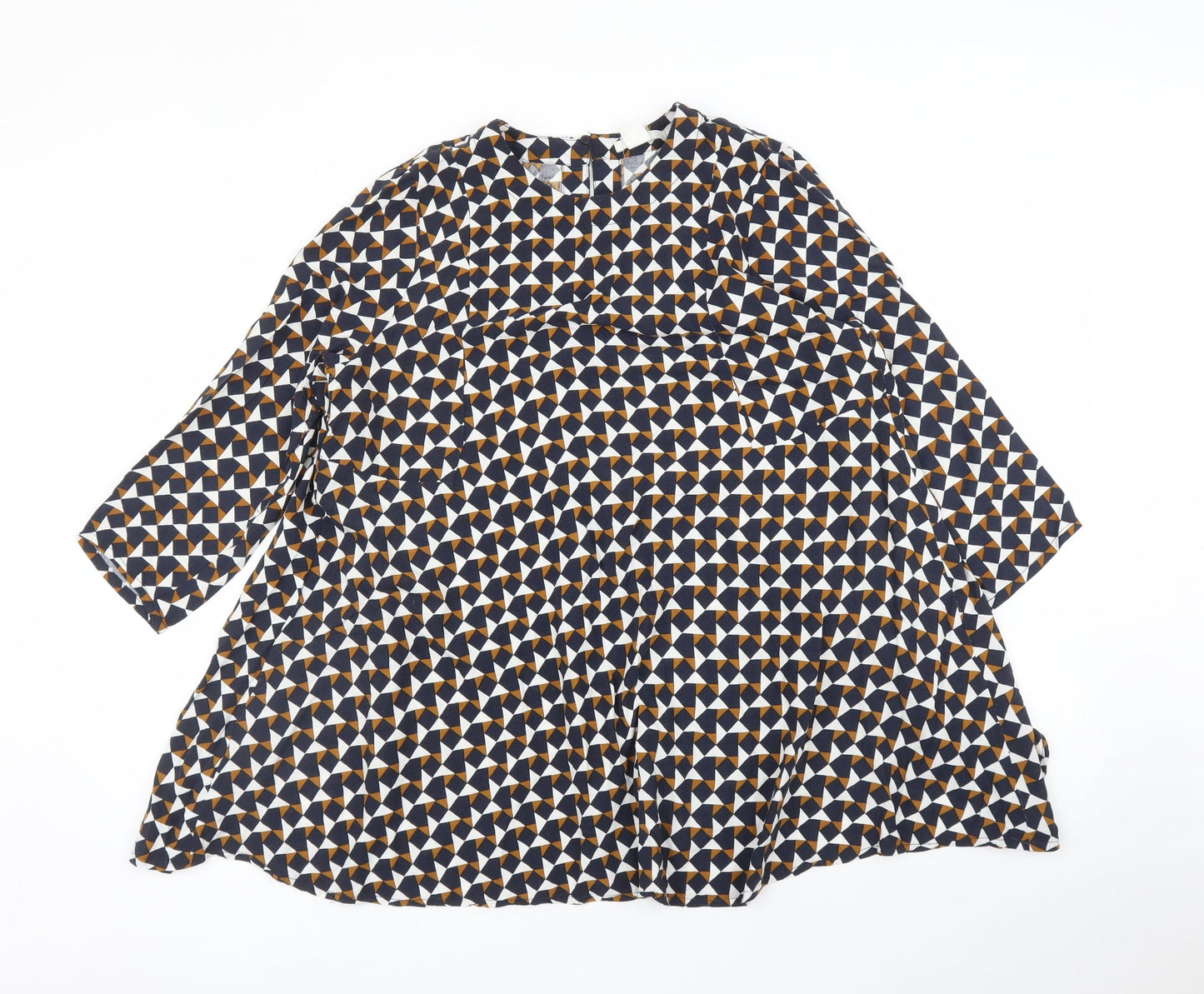 Womens UK Size 14 H&M Blue Basic Blouse