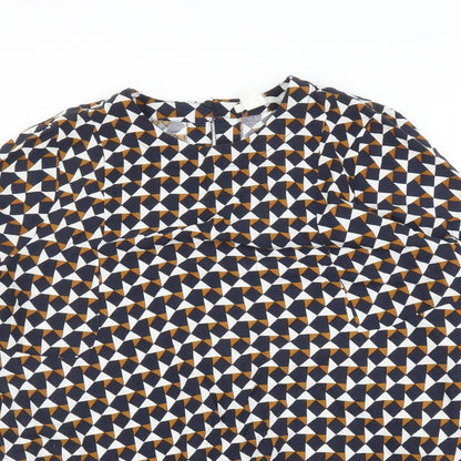 Womens UK Size 14 H&M Blue Basic Blouse