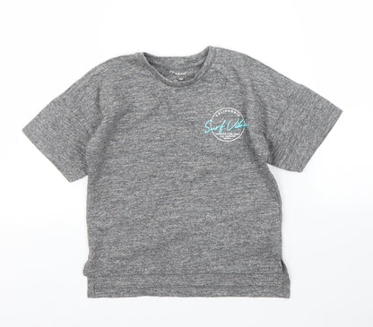 Primark Boys Grey   Basic T-Shirt Size 2 Years