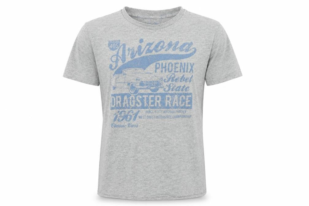 Front view of Primark boys’ grey basic t-shirt, size 10, years