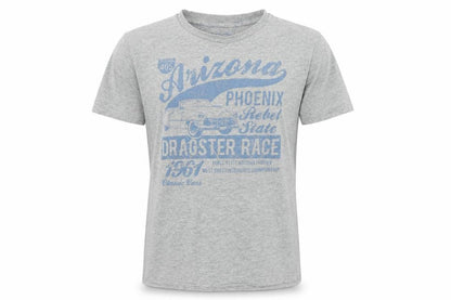Front view of Primark boys’ grey basic t-shirt, size 10, years