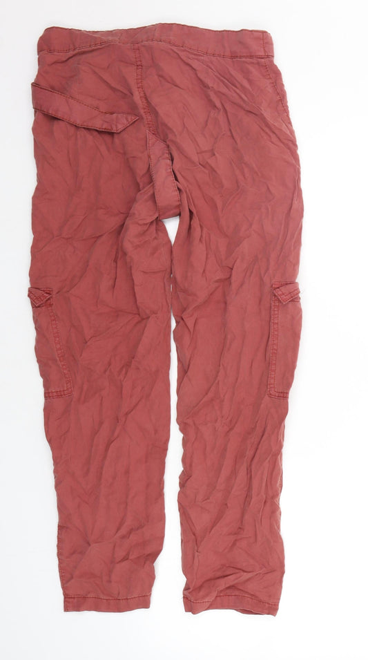 Primark Womens Red   Trousers  Size 8 L25 in