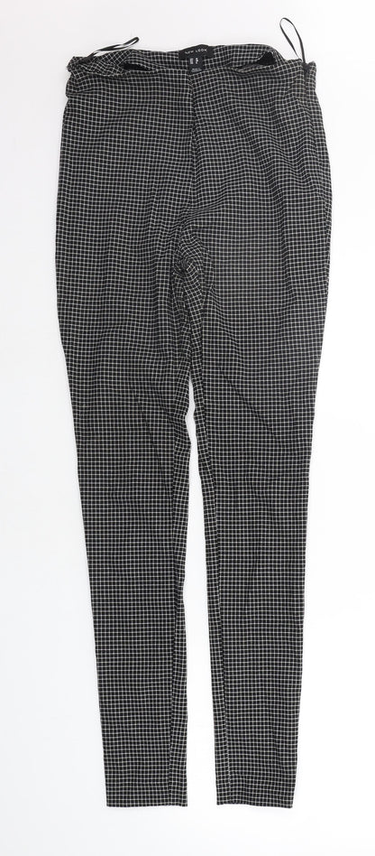 Womens UK Size 10 New Look Regular Fit  Black Trousers