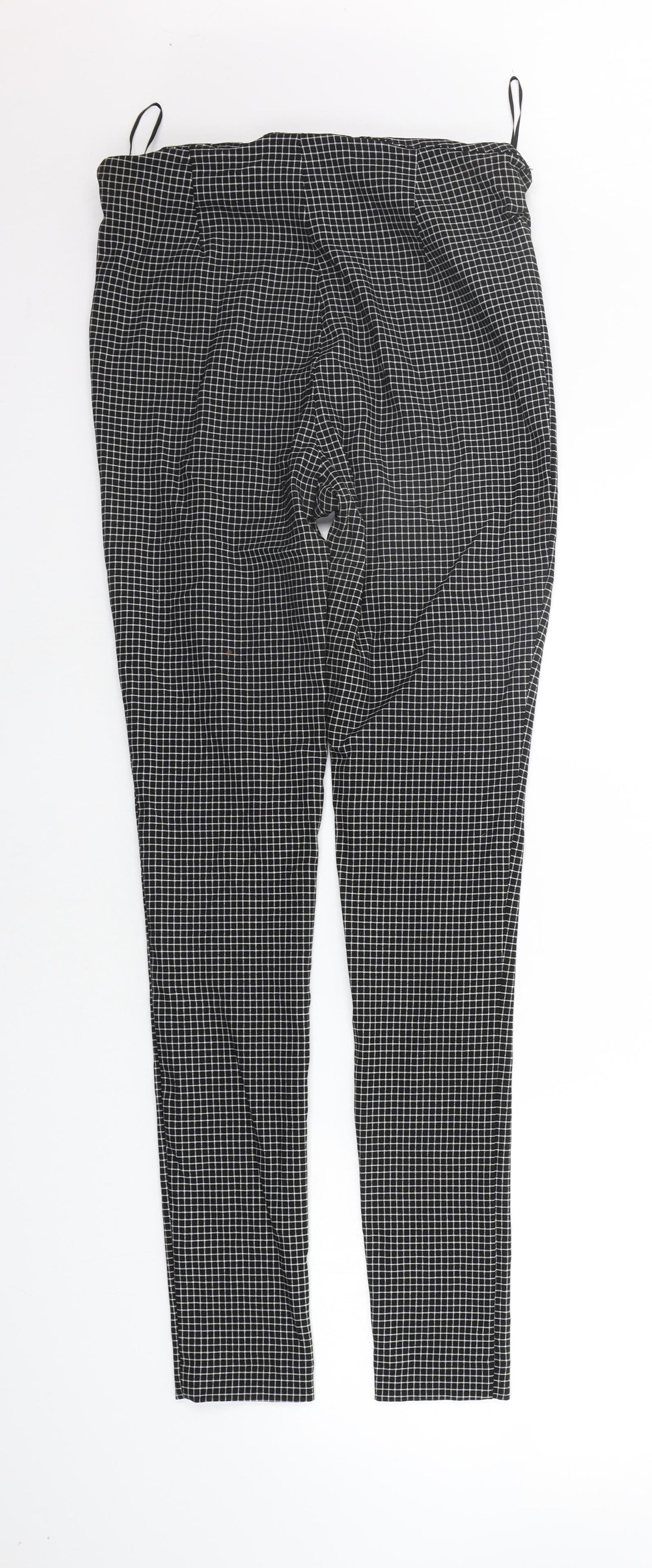 Womens UK Size 10 New Look Regular Fit  Black Trousers