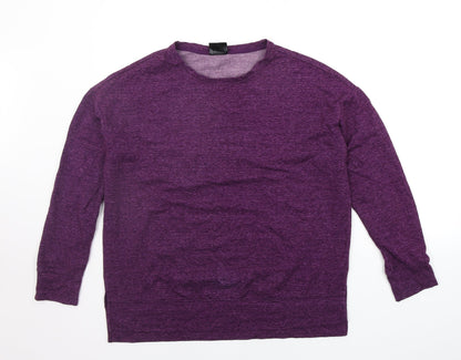 Front view of 32 Heat women’s purple jumper, size M