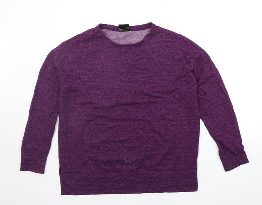 Front view of 32 Heat women’s purple jumper, size M