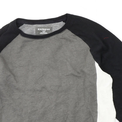 Womens UK Size S express Grey Pullover Jumper