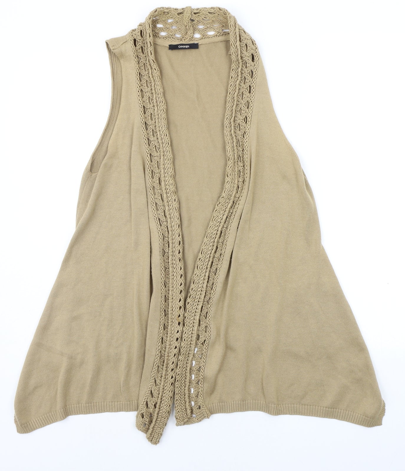 George Womens Beige   Cardigan Jumper Size 10