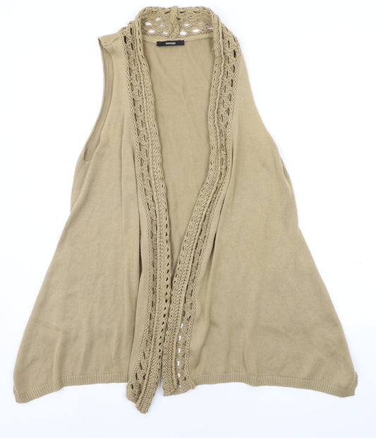 George Womens Beige   Cardigan Jumper Size 10