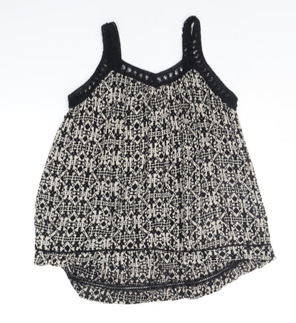 Womens UK Size 8 New Look Beige Basic Tank
