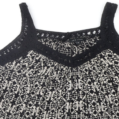 Womens UK Size 8 New Look Beige Basic Tank