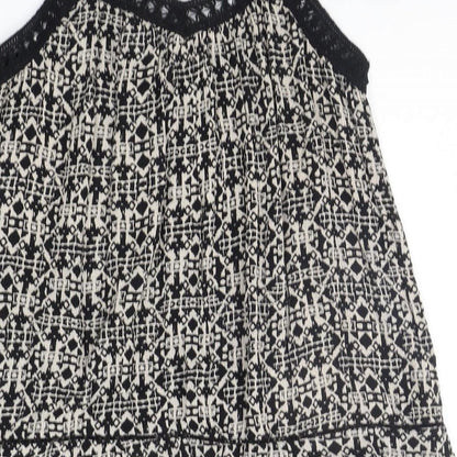 Womens UK Size 8 New Look Beige Basic Tank
