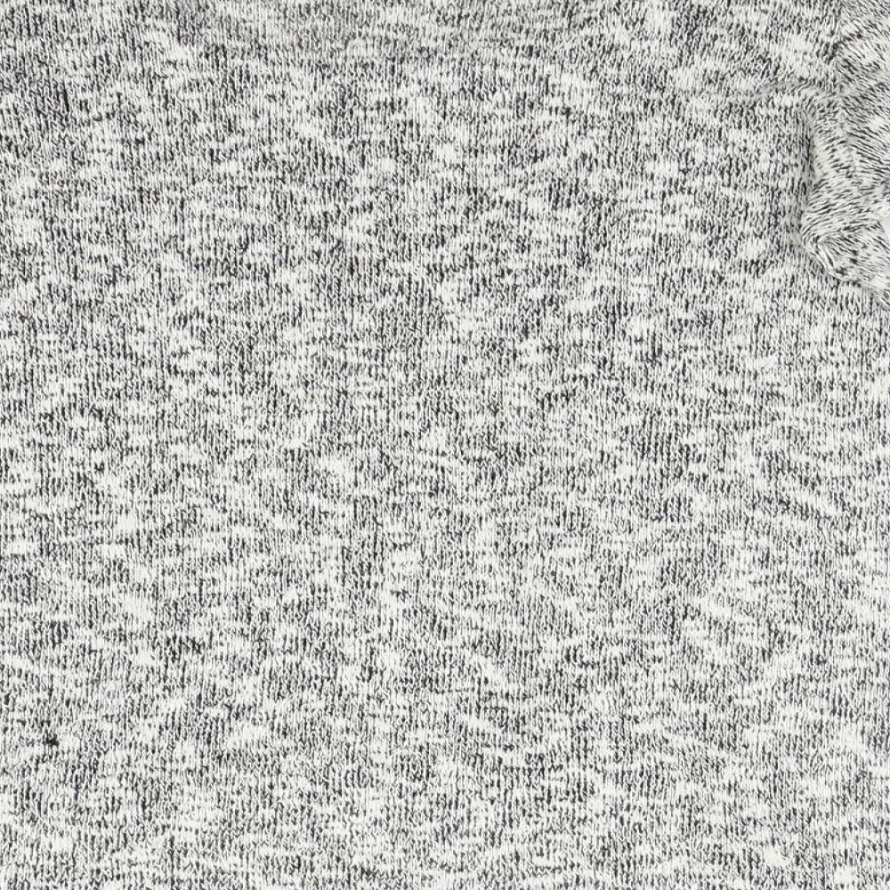 Womens UK Size L Sparkle & Fade Grey Pullover Jumper