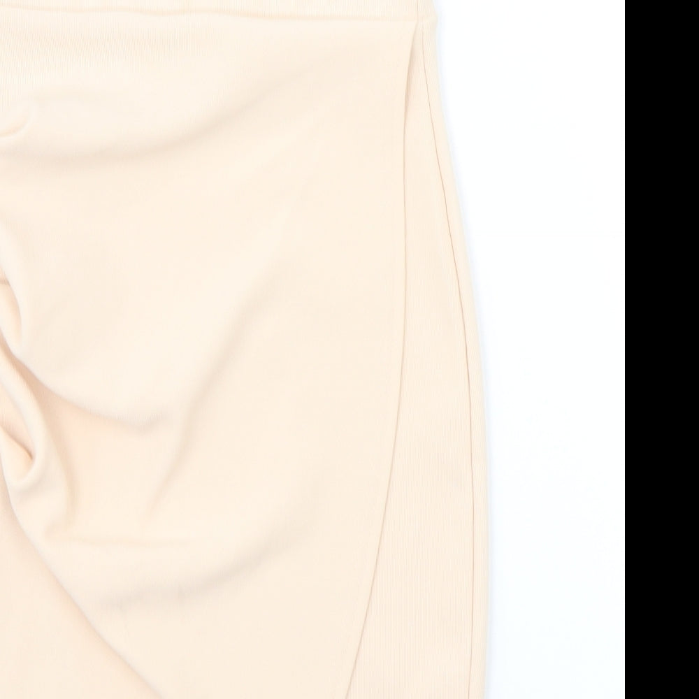 Missguided Womens Orange   A-Line Skirt Size 6