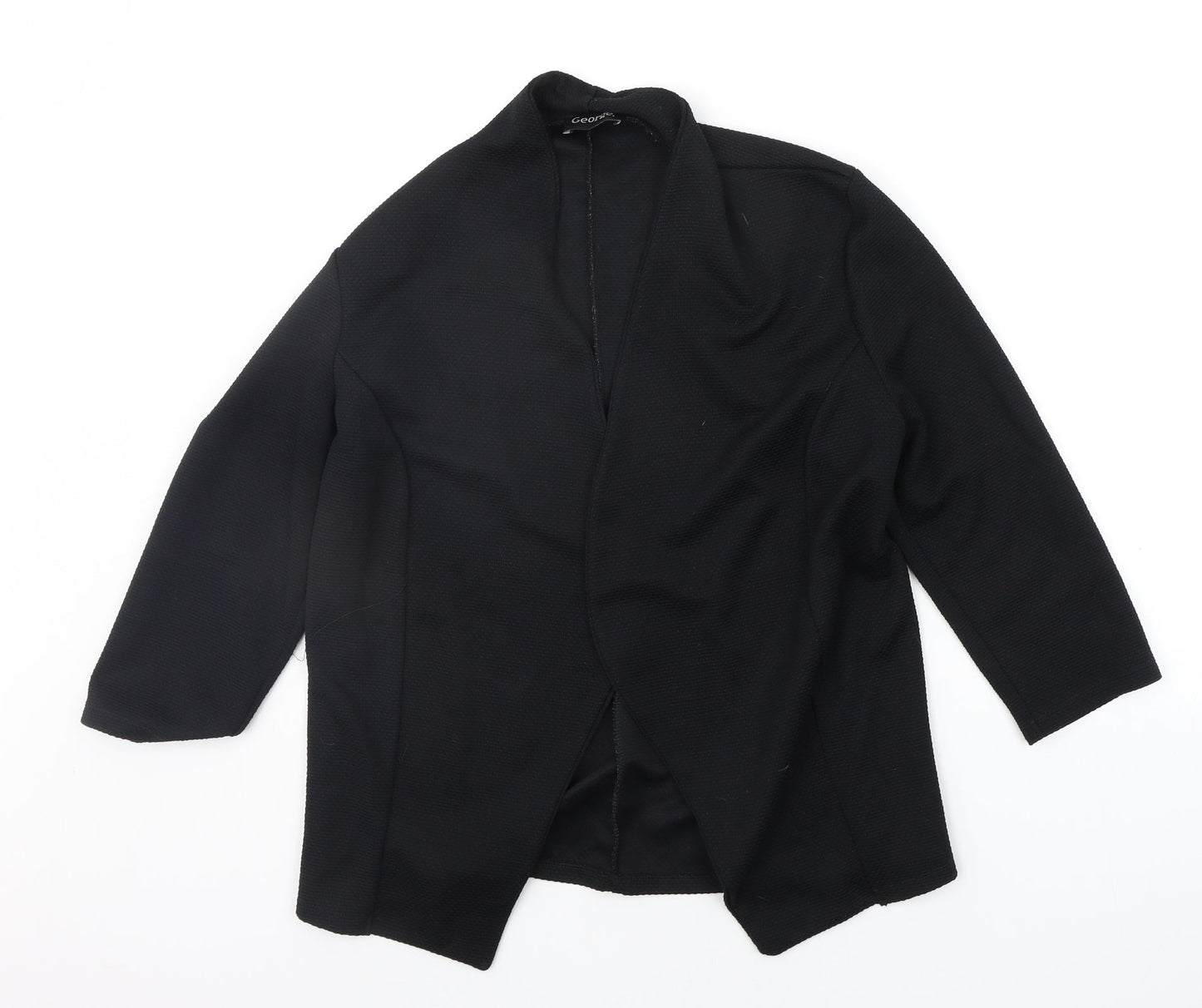 George Womens Black   Cardigan Jumper Size 12