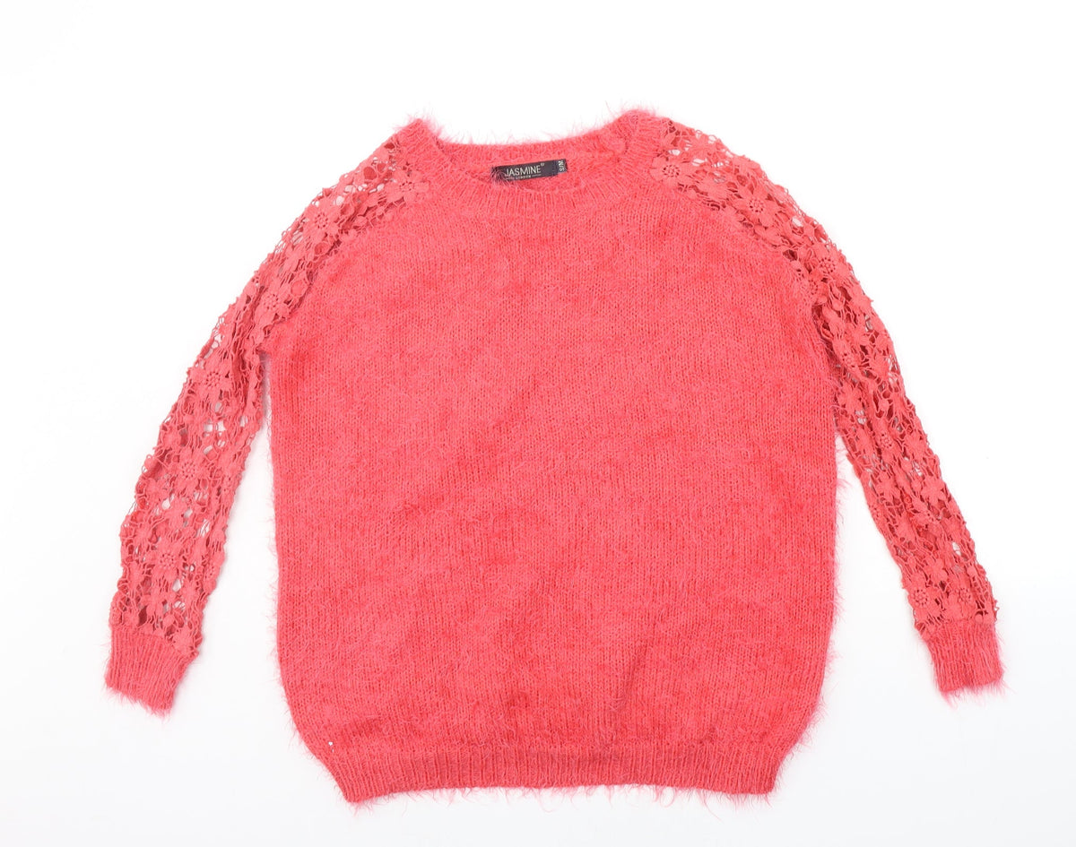 Additional front view of Jasmine women’s pink jumper, size M