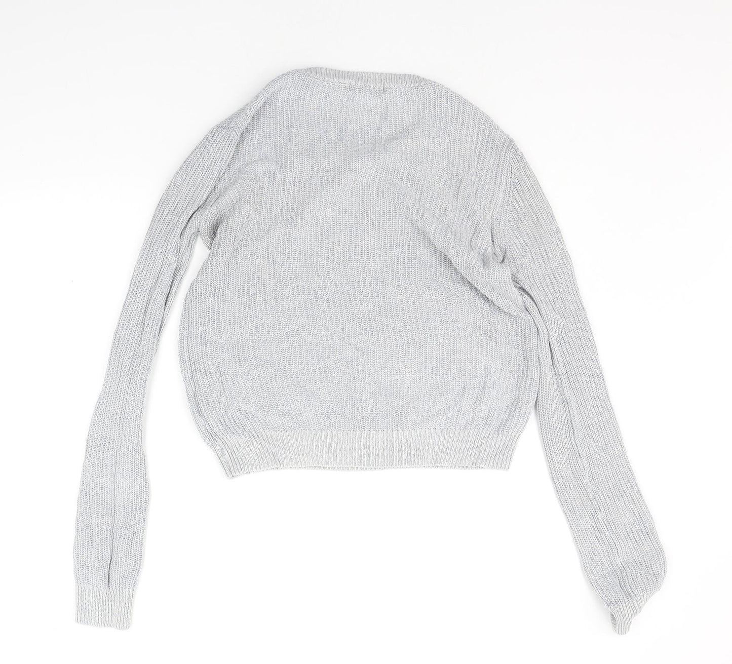 Womens UK Size 14 Brave Soul Grey Pullover Jumper