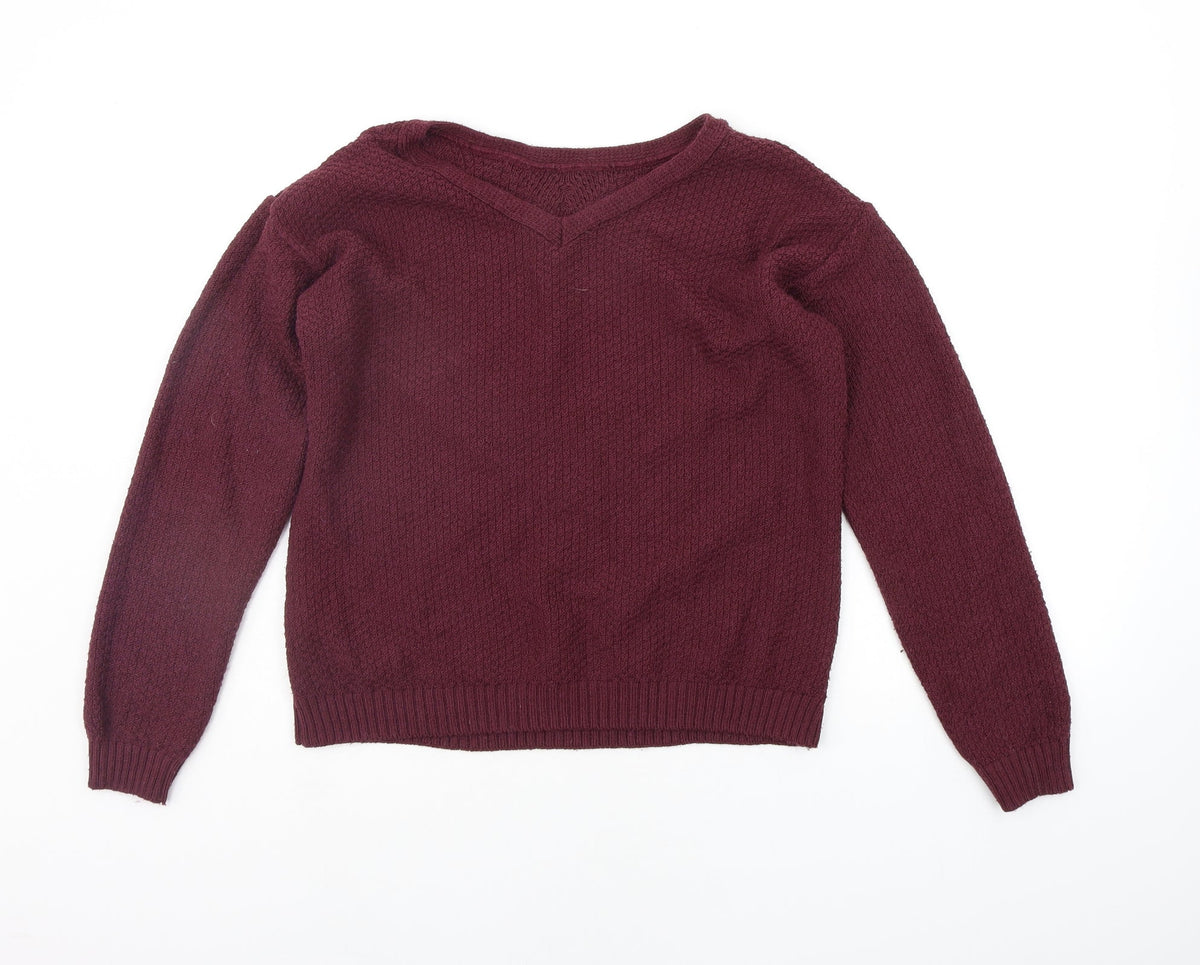 Womens UK Size 8 Dorothy Perkins Purple Pullover Jumper