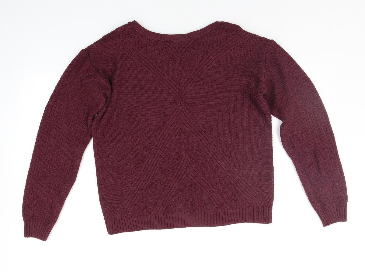 Womens UK Size 8 Dorothy Perkins Purple Pullover Jumper