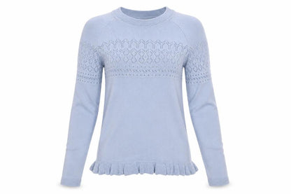 Womens UK Size 8 Topshop Blue Pullover Jumper