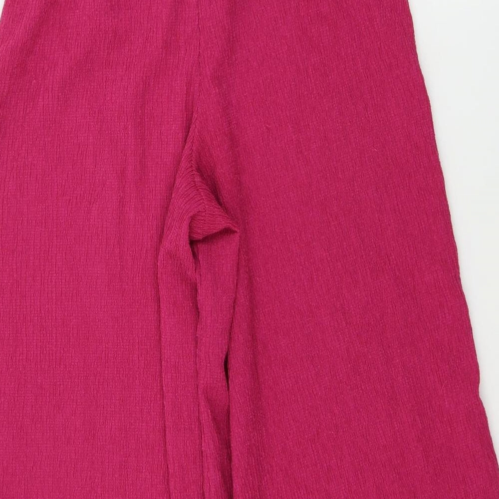 Bershka Womens Pink   Trousers  Size S L21 in