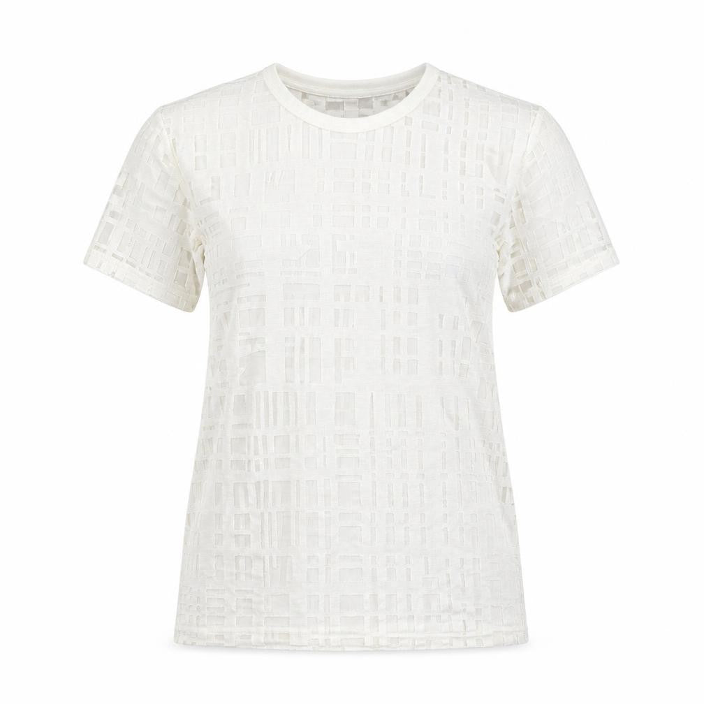 Womens UK Size 12 Atmosphere Beige Basic T-Shirt