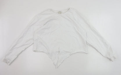 Womens UK Size 12 Miss Selfridge White Pullover Jumper