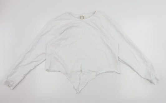 Womens UK Size 12 Miss Selfridge White Pullover Jumper