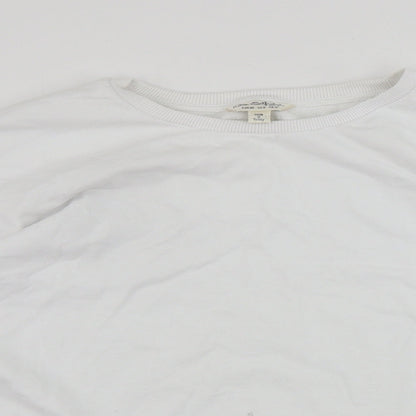 Womens UK Size 12 Miss Selfridge White Pullover Jumper