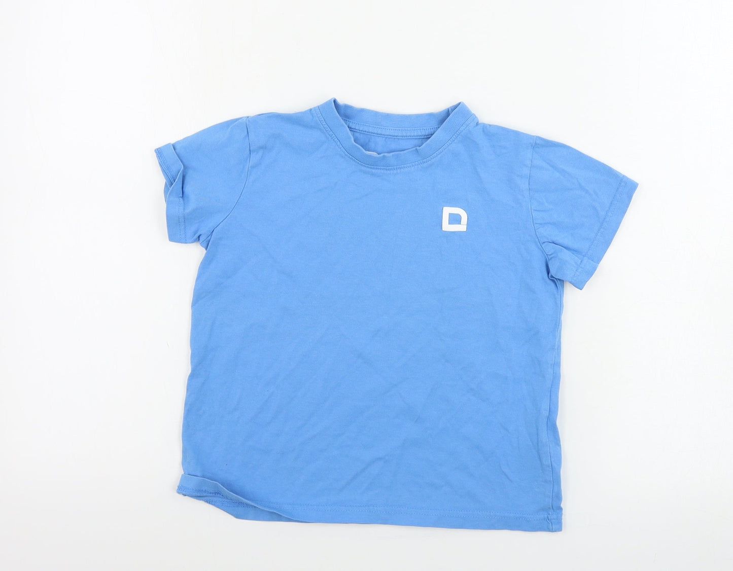 Demo Girls Blue   Basic T-Shirt Size 5-6 Years