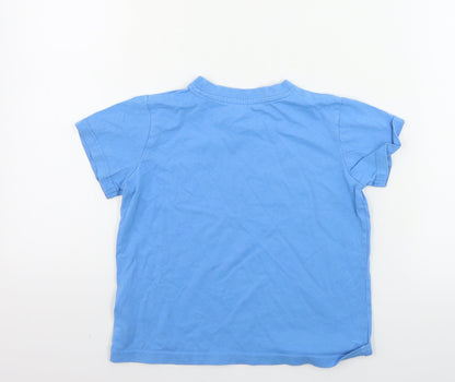 Demo Girls Blue   Basic T-Shirt Size 5-6 Years
