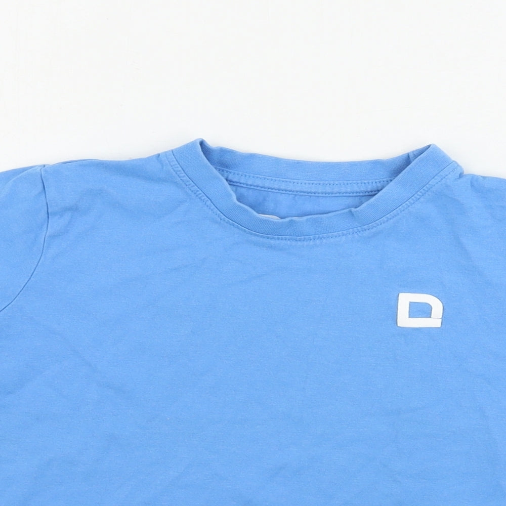 Demo Girls Blue   Basic T-Shirt Size 5-6 Years