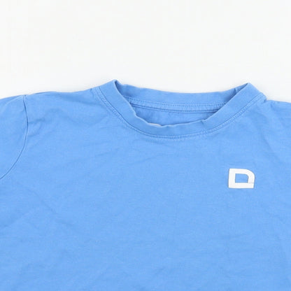 Demo Girls Blue   Basic T-Shirt Size 5-6 Years