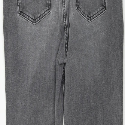 NEXT  Womens Grey   Straight Jeans Size 12 L23 in