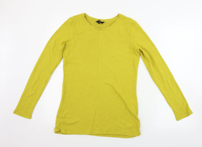Womens UK Size 12 NEXT Yellow Pullover Jumper
