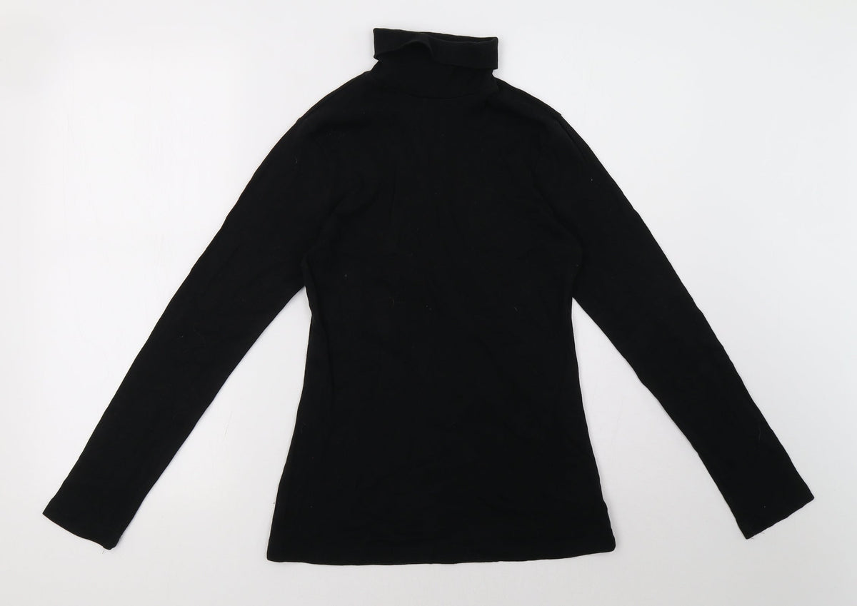 Peacocks Womens Black   Pullover Sweatshirt Size 14