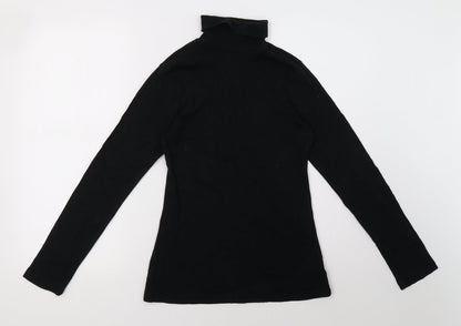 Peacocks Womens Black   Pullover Sweatshirt Size 14