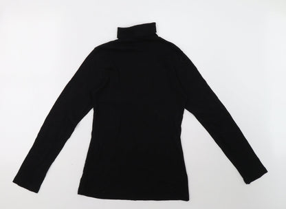 Peacocks Womens Black   Pullover Sweatshirt Size 14