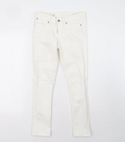 1969 Womens White  Denim Straight Jeans Size 6 L27 in