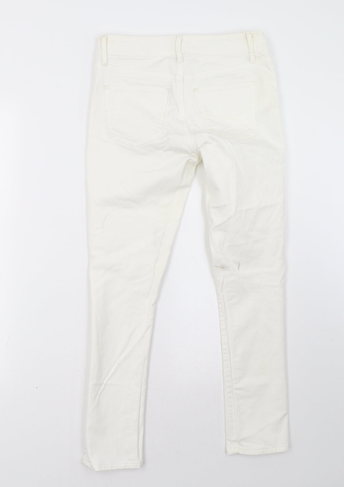 1969 Womens White  Denim Straight Jeans Size 6 L27 in