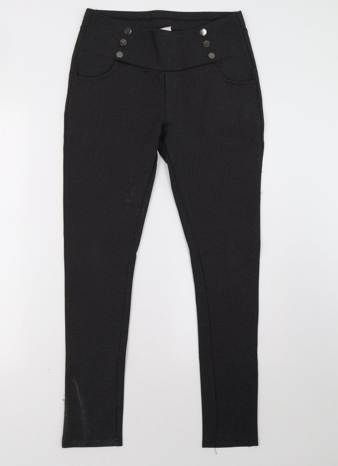 Womens UK Size 30 Preworn Regular Fit Jegging Grey Trousers