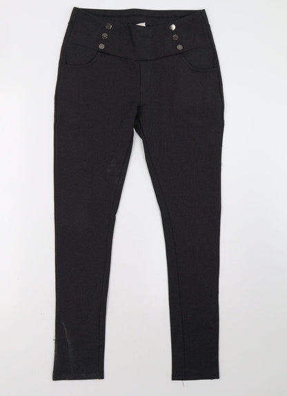 Womens UK Size 30 Preworn Regular Fit Jegging Grey Trousers